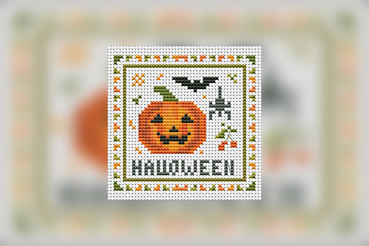 Halloween Cross Stitch Pattern PDF