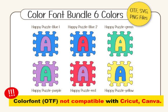 Happy Puzzle Font - Preview 1