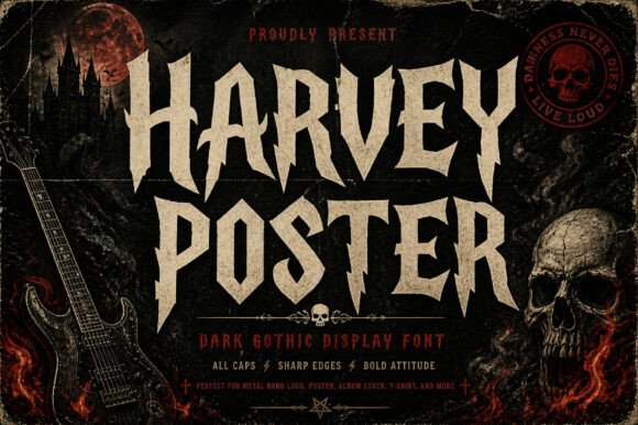 Harvey Poster Font - Preview 1