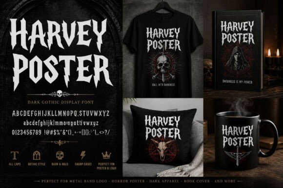 Harvey Poster Font - Preview 2