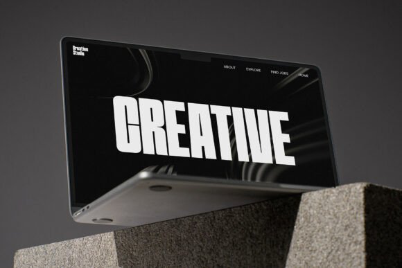 Hightone Family Font PNG with transparent background - Preview 4