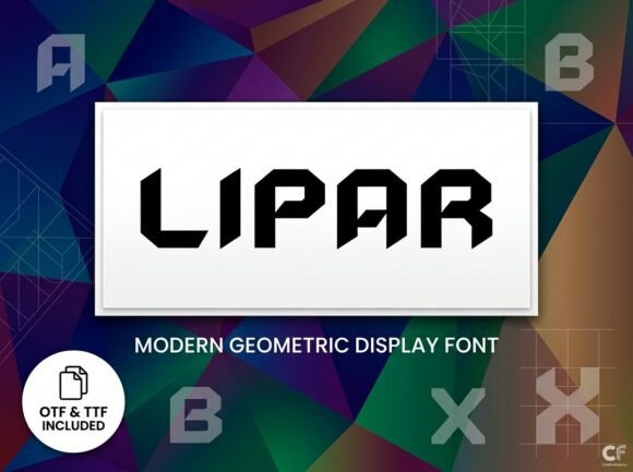 Lipar Font PNG with transparent background - Preview 2