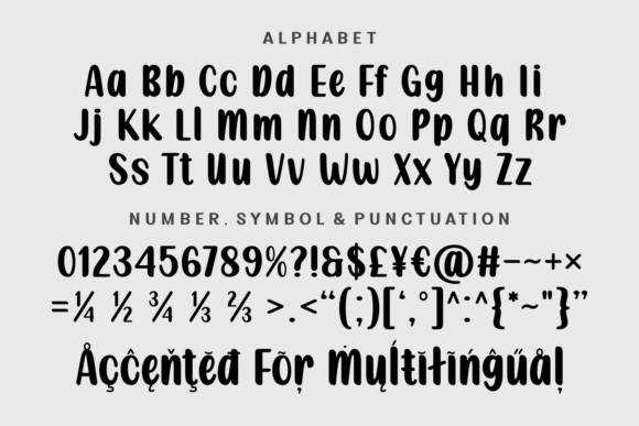 Rosiana Sunday Font PNG with transparent background - Preview 1