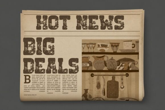 Rought Cowboy Font PNG with transparent background - Preview 4