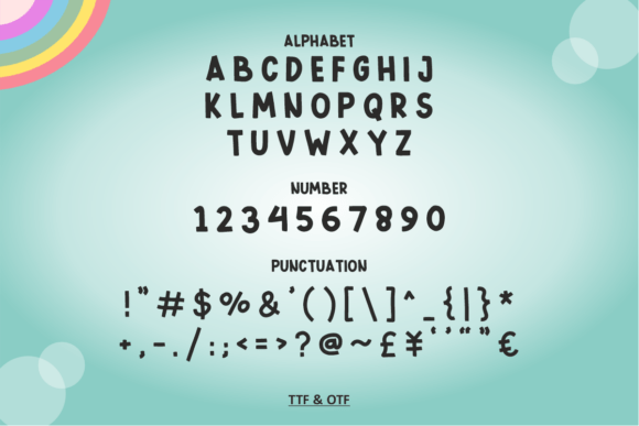 Smarty Doodle Font PNG with transparent background - Preview 3
