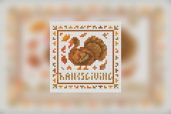 Thanksgiving Cross Stitch Pattern PDF