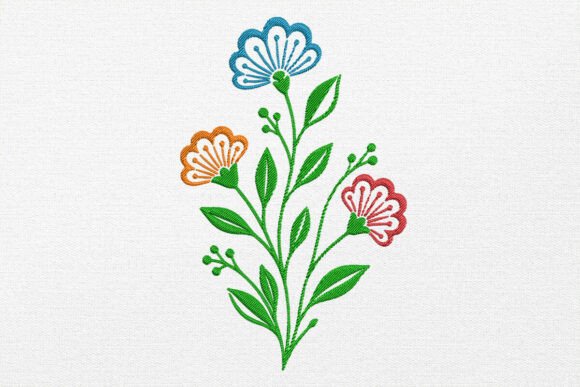 Floral Embroidery Design