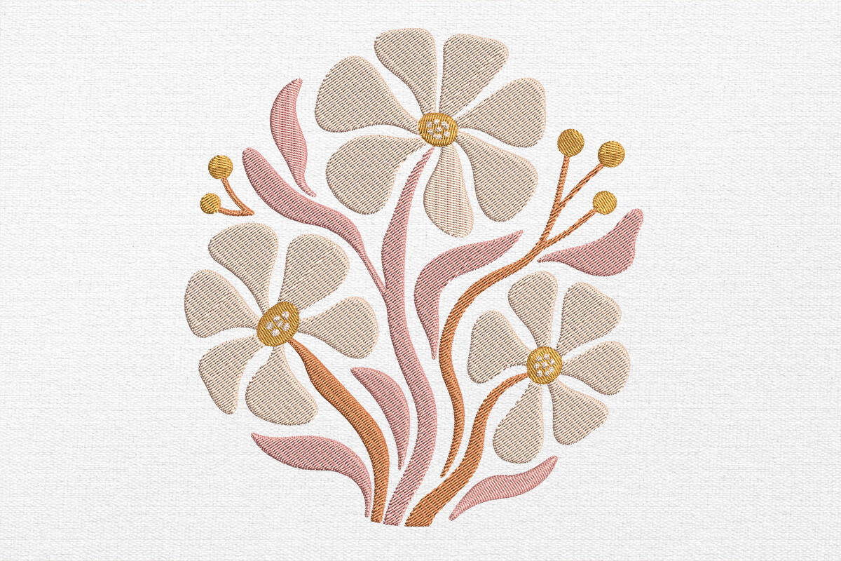 Floral Embroidery Design