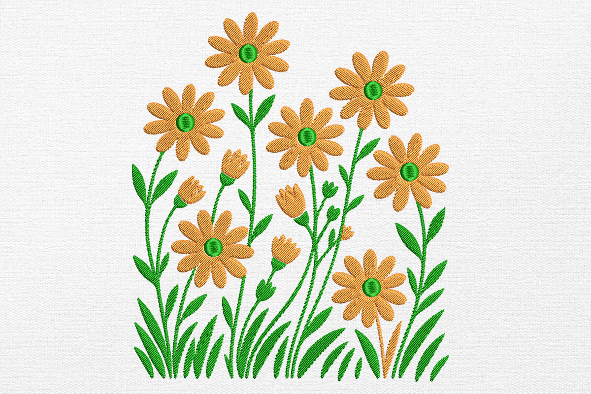 Flower Embroidery Design