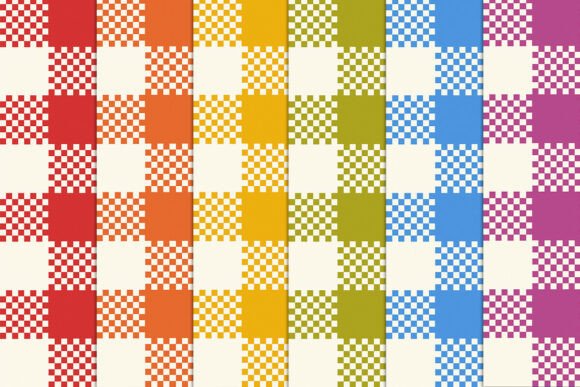 100 Bold Gingham Checks Backgrounds Graphic Patterns By TijanaARTStudio88