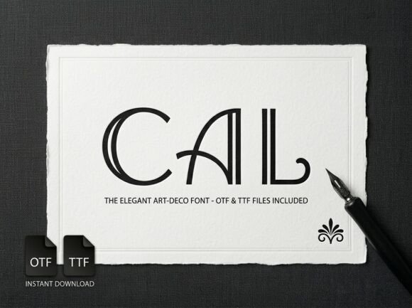 Cal Font - Preview 1