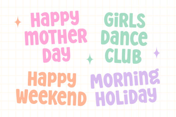 Candies Font - Preview 2