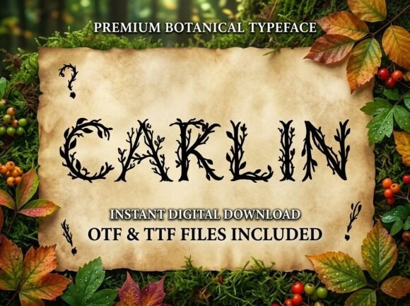 Carlin Font - Preview 1