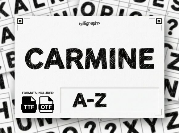 Carmine Font - Preview 1