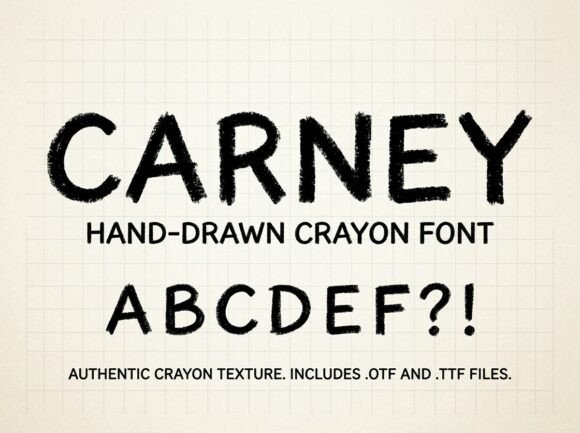 Carney Font - Preview 1
