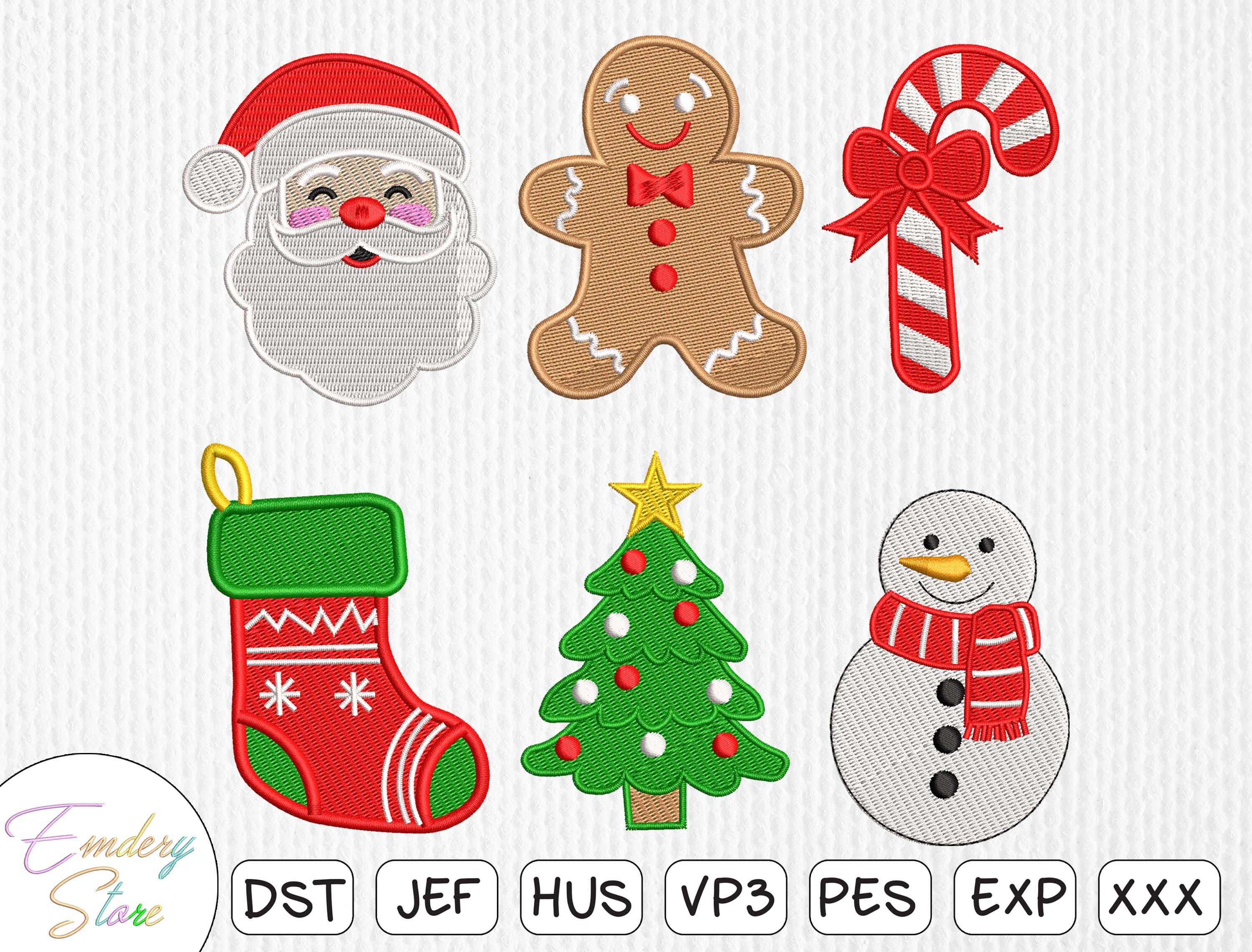 Christmas Embroidery Design Bundle