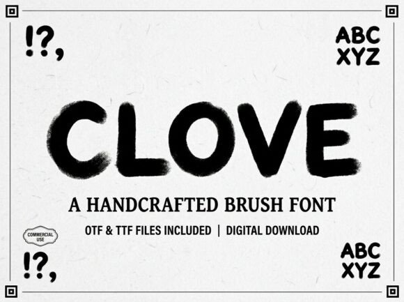 Clove Font - Preview 1