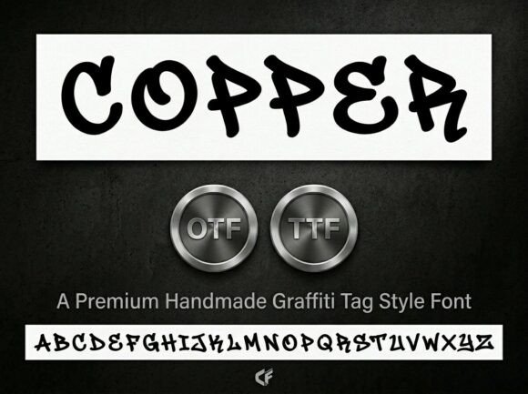 Copper Font - Preview 1