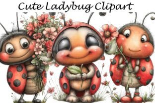 Cute Ladybug Clipart Graphic by clipart · Creative Fabrica