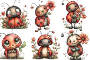 Cute Ladybug Clipart Graphic by clipart · Creative Fabrica
