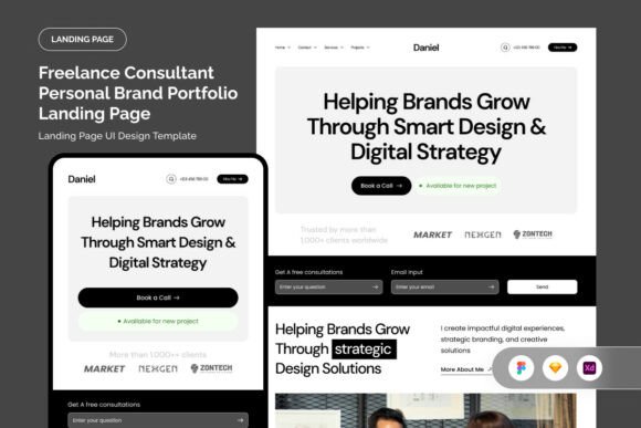 Daniel - Consultant Portfolio Landing