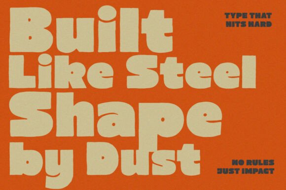 Dust Forge Font - Preview 1