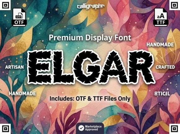 Elgar Font - Preview 2
