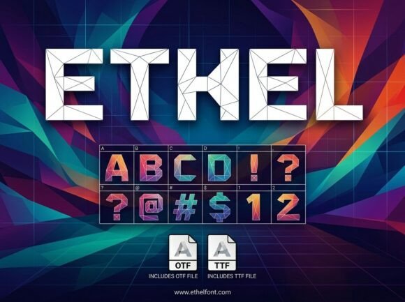 Ethel Font - Preview 3