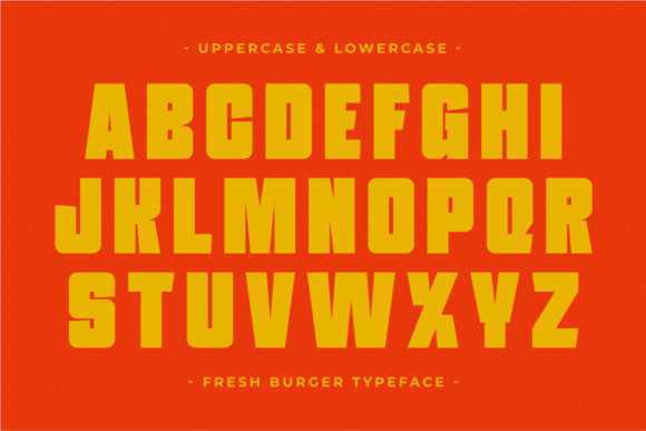 Fresh Burger Font font preview - 5
