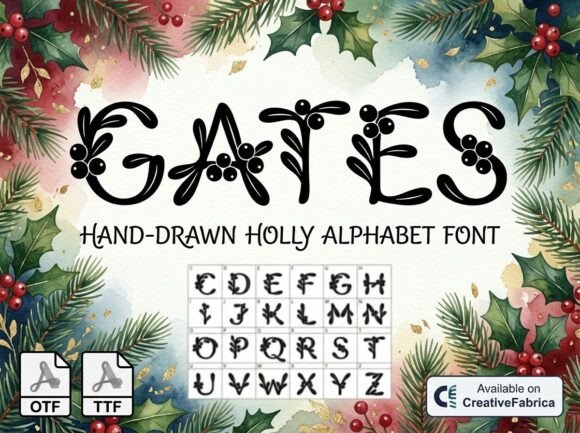 Gates Font - Preview 1