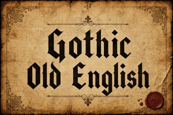 Gothic Old English Fuentes Góticas Fuente Por Bundle