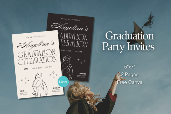 Graduation Party Invitations Template