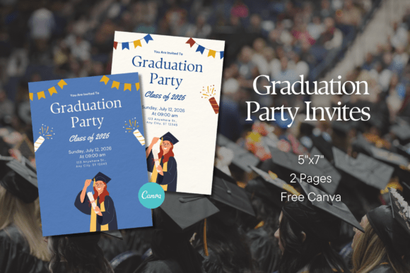 Graduation Party Invitations Template