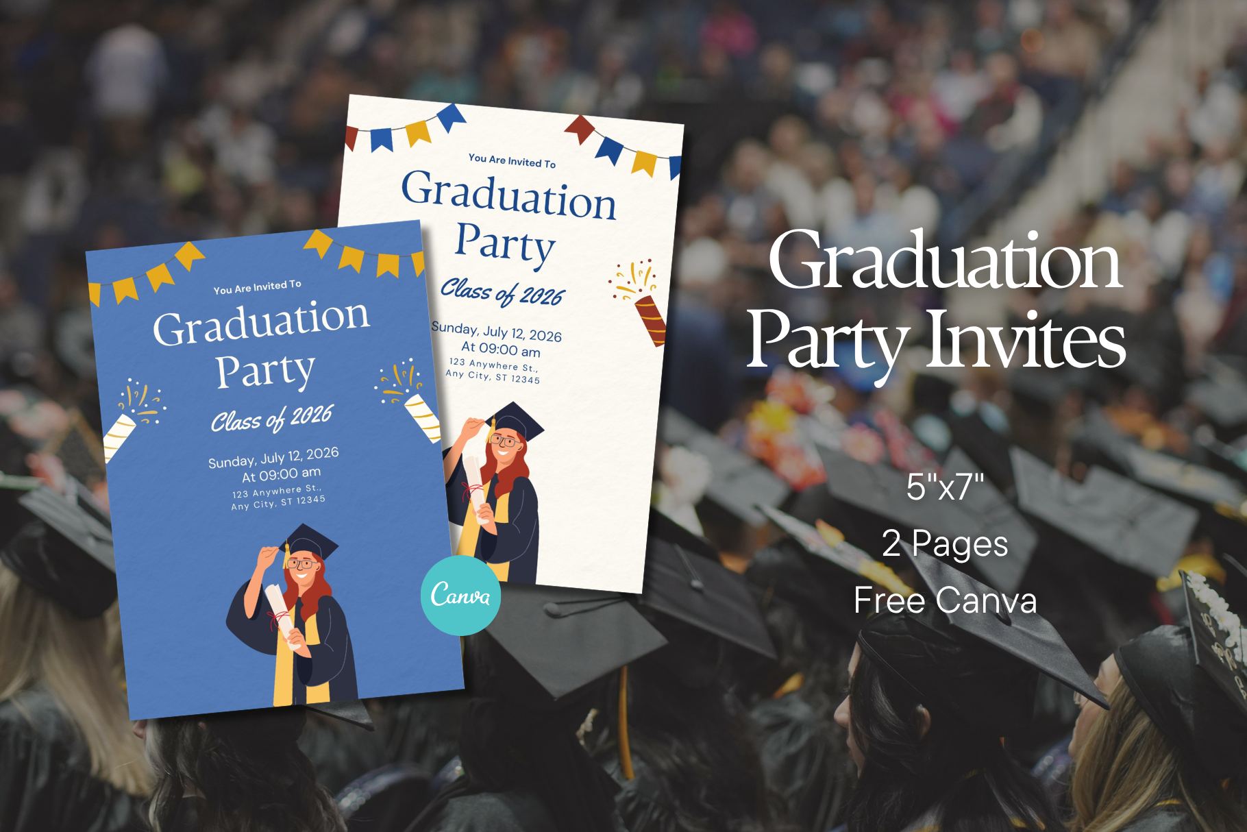Graduation Party Invitations Template