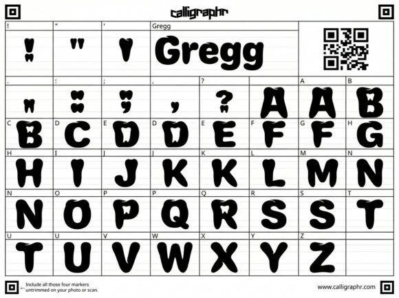Gregg Font - Preview 1