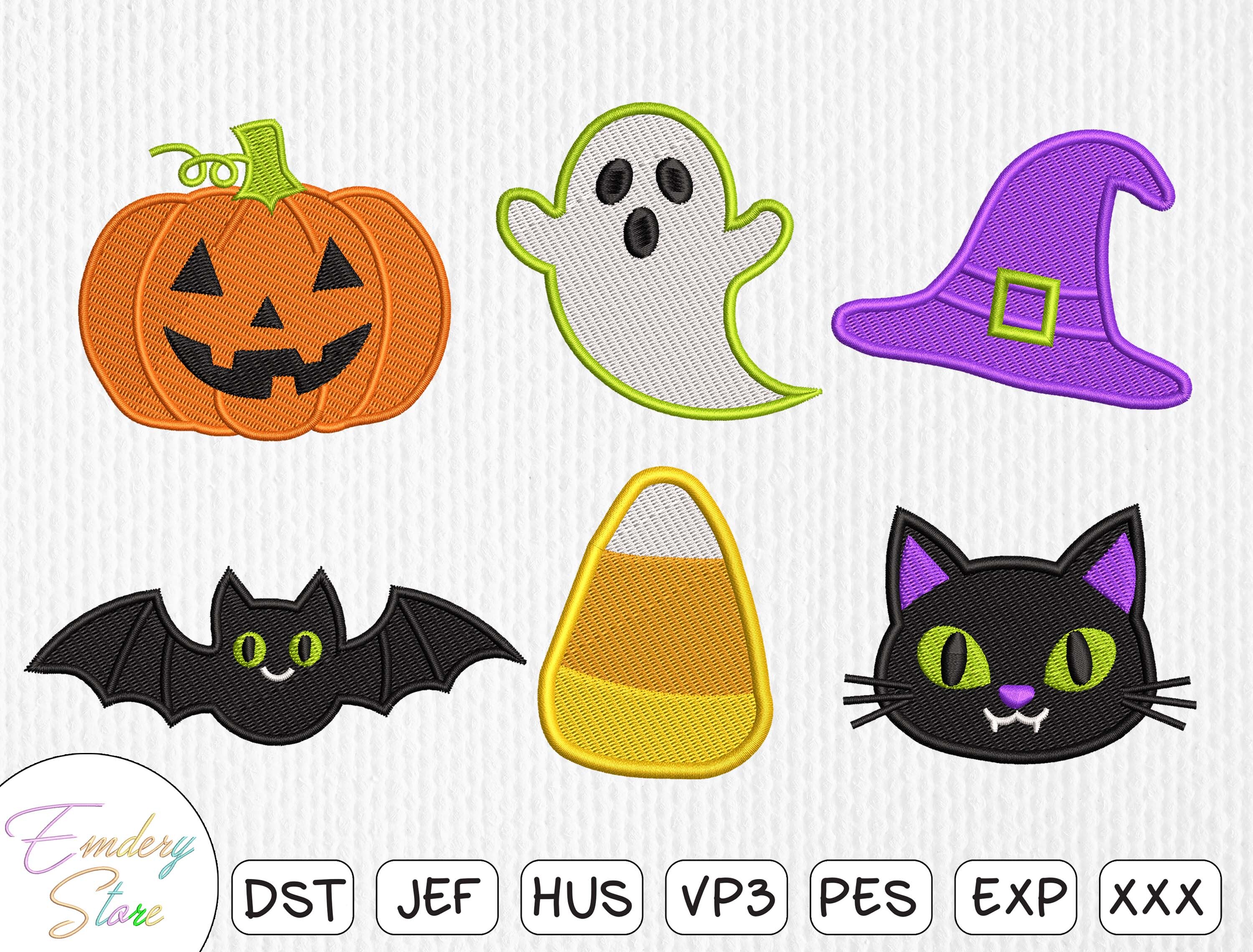 Halloween Embroidery Design Bundle
