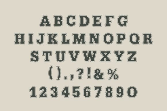Houston Vintage Font - Preview 4