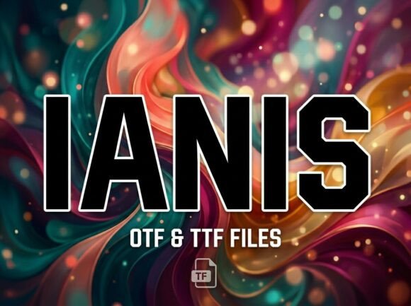 Ianis Font PNG with transparent background - Preview 2