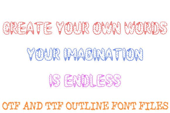 Ice Cream Cone Font - Preview 2