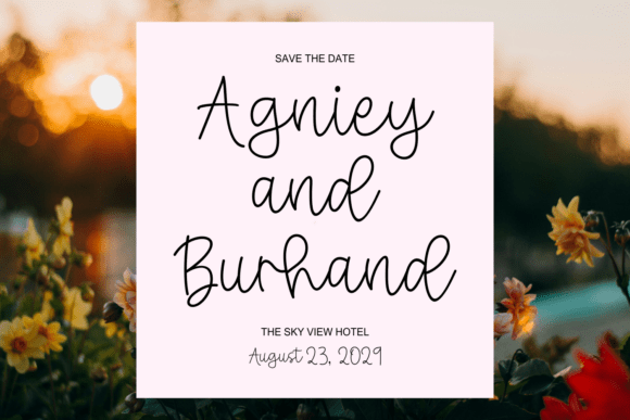 It’s Beautiful Font PNG with transparent background - Preview 3