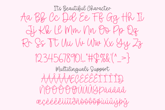 It’s Beautiful Font PNG with transparent background - Preview 6