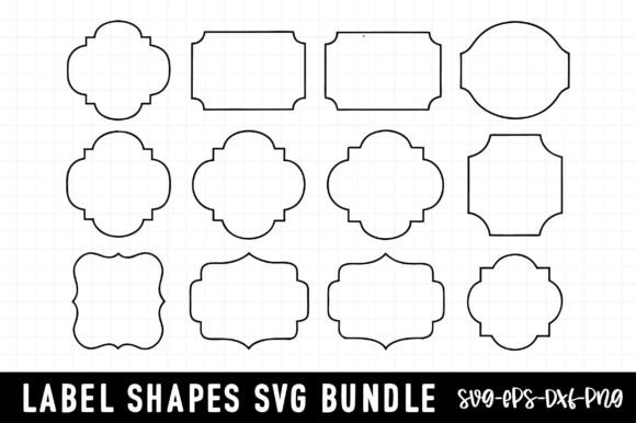 Label Shapes Svg, Custom Label Svg