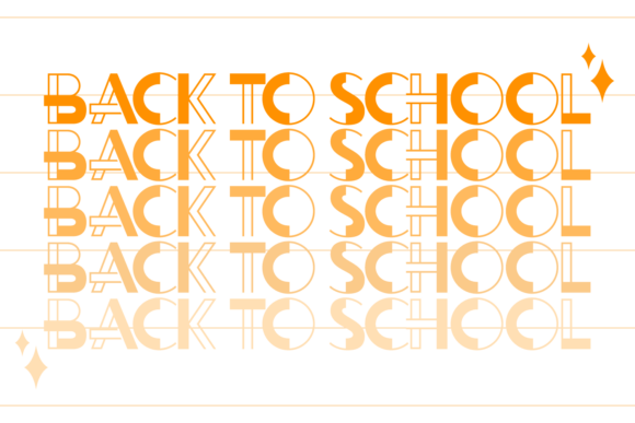 Letter Shaped Lines Font PNG with transparent background - Preview 1