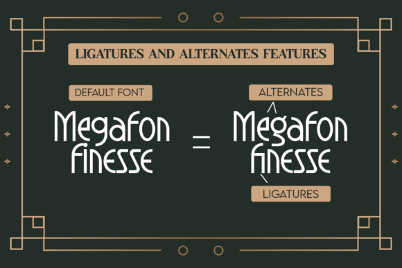 Megafon Font PNG with transparent background - Preview 1