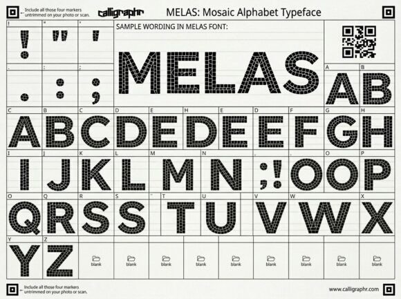 Melas Font PNG with transparent background - Preview 1