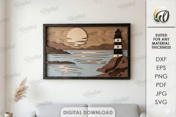 Nature Layered Wall Art Laser Cut Laser Cutting By Digital Idea