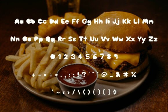 Nugget Soda Font PNG with transparent background - Preview 2