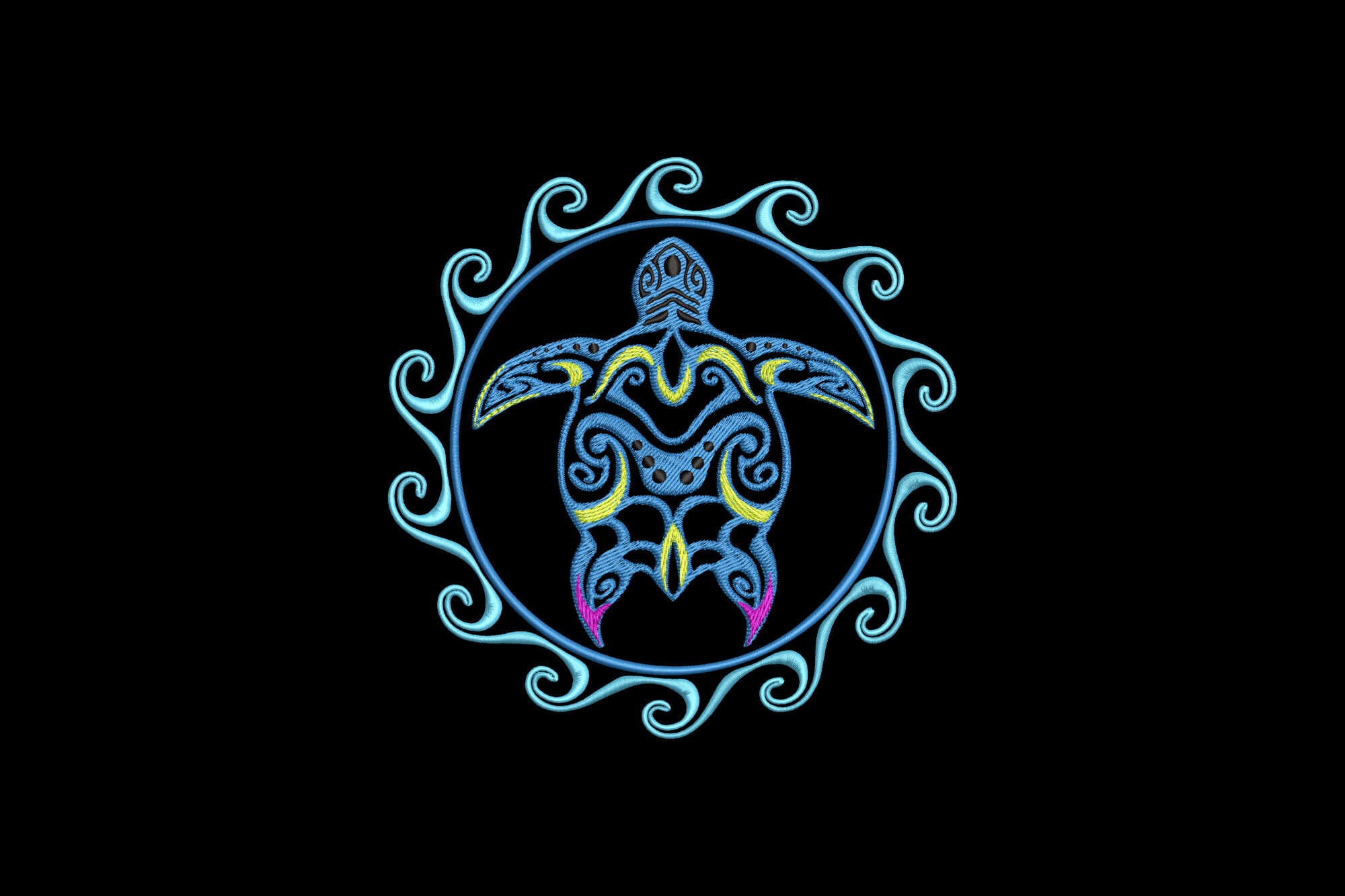 Ocean Blue Turtle