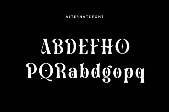 Ostir Agobelt Font PNG with transparent background - Preview 6