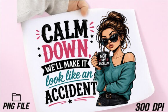 Sarcastic Humor Woman PNG, Funny Sassy Graphic T-shirt Designs By PrintExpert
